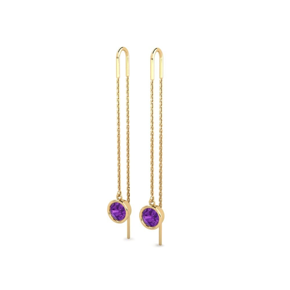 Amethyst Women's Earring Blosel