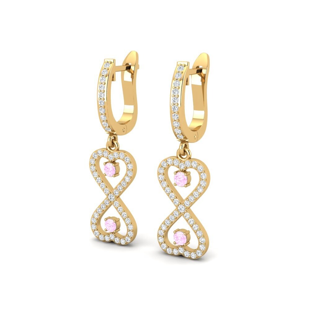 Pink Sapphire Women's Earring Blowla