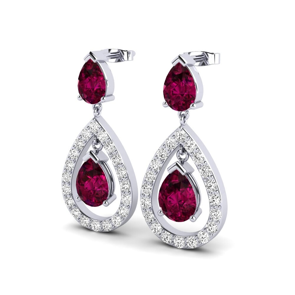 Rhodolite Garnet Women's Earring Bloxham
