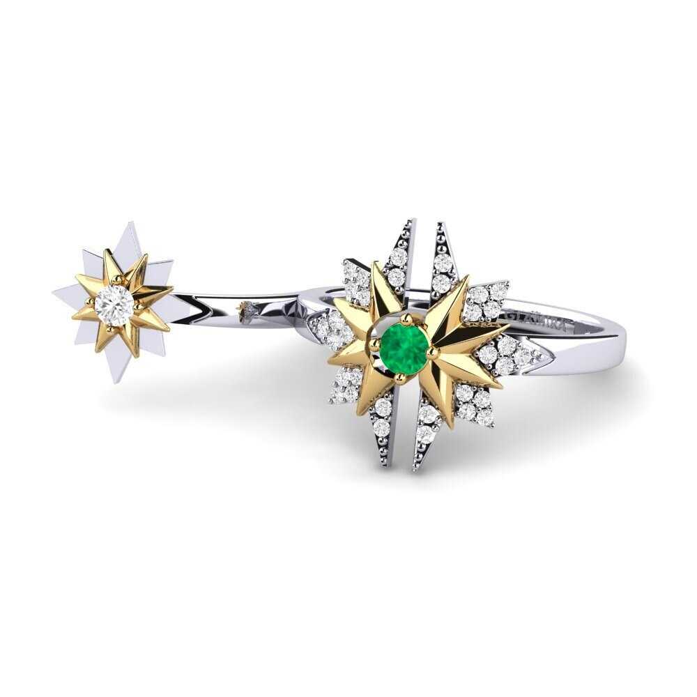 Emerald Ring Blue Shifted