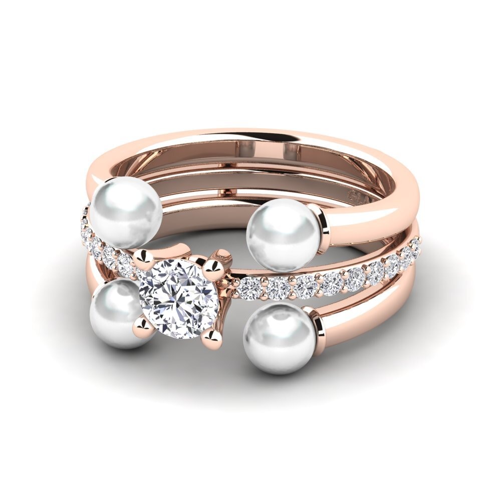 Diamante cultivado en laboratorio Anillo Bodend SET