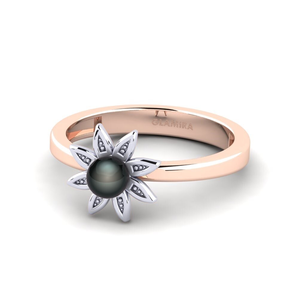 14ct Rose / White Gold Ring Boffin