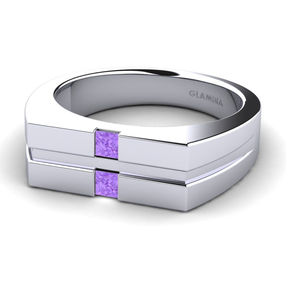 Amethyst Men's Ring Bogdan