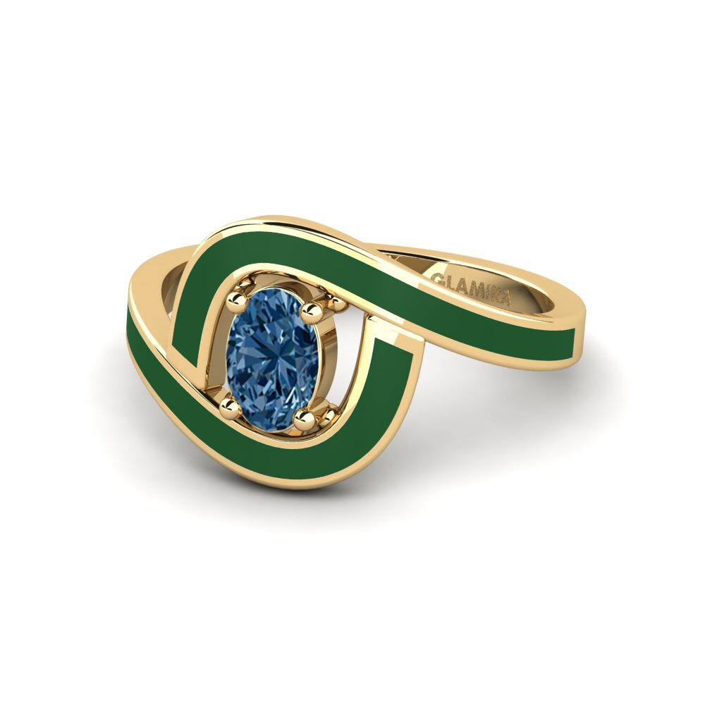 Blauer Diamant Ring Bogena