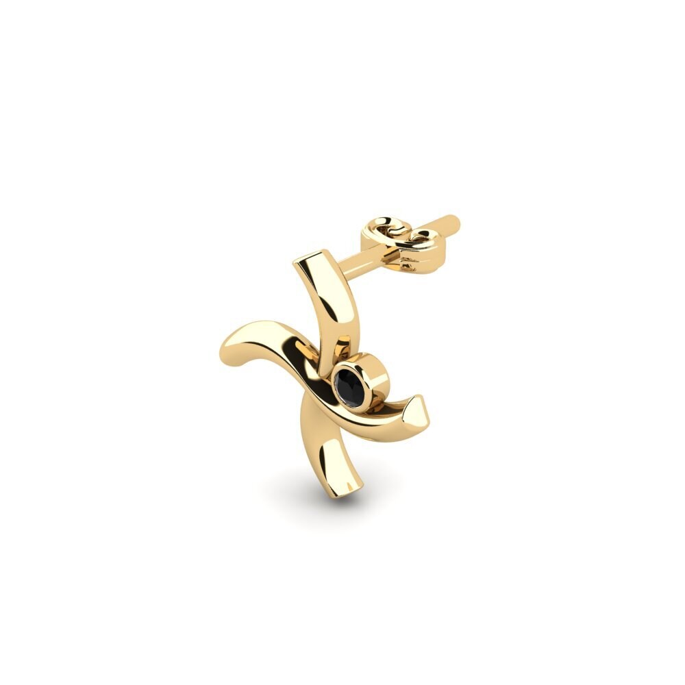 Black Diamond Men's Earring Bombote