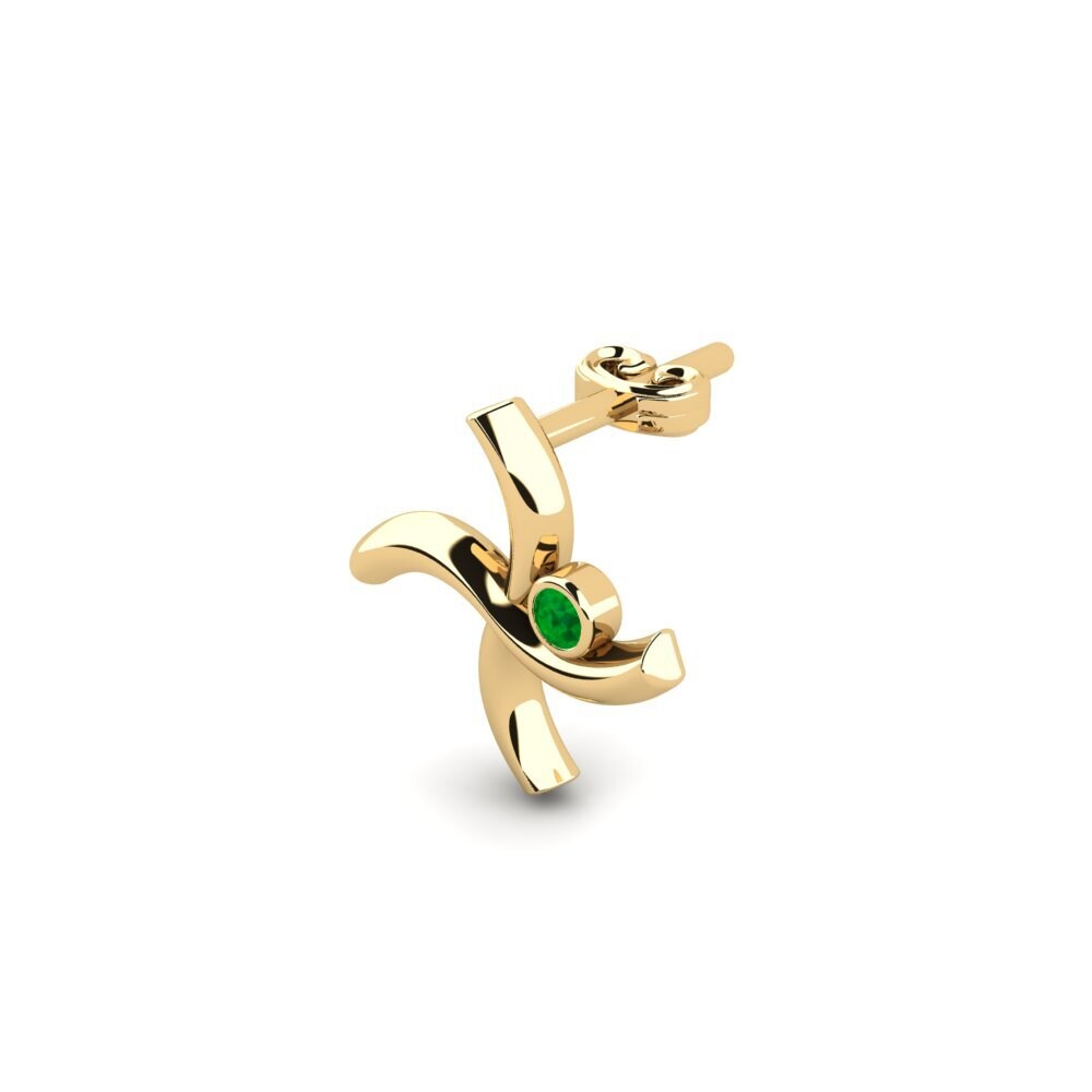 Emerald Men's Earring Bombote