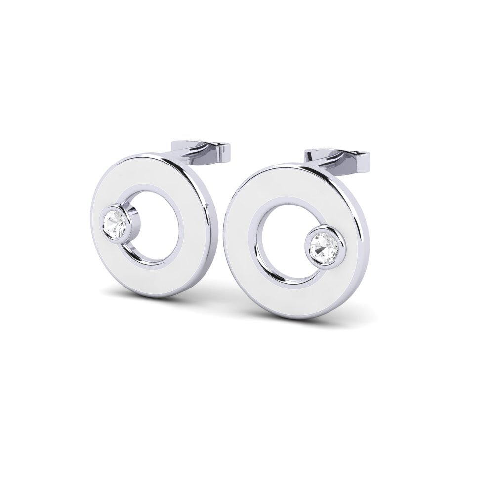 White sapphire Women's Earring Bon