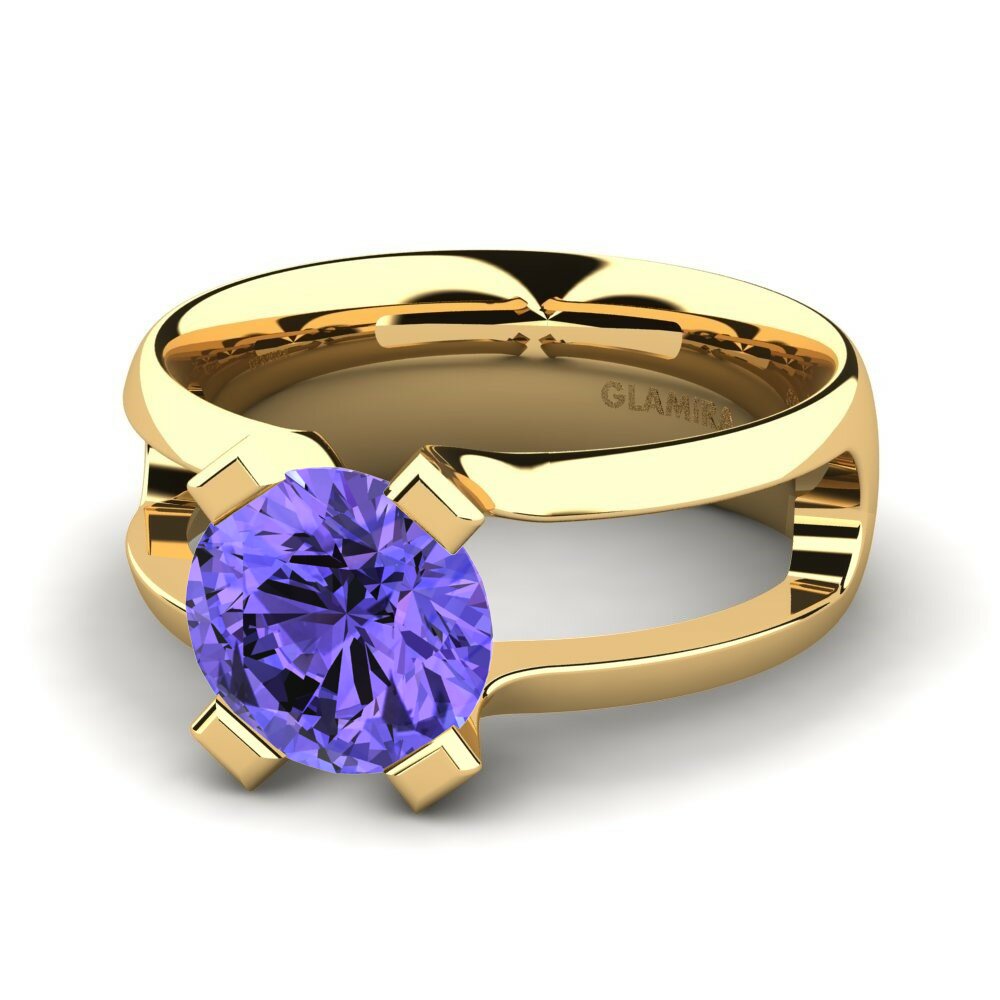 Tanzanite Engagement Ring Bona 2.0 crt