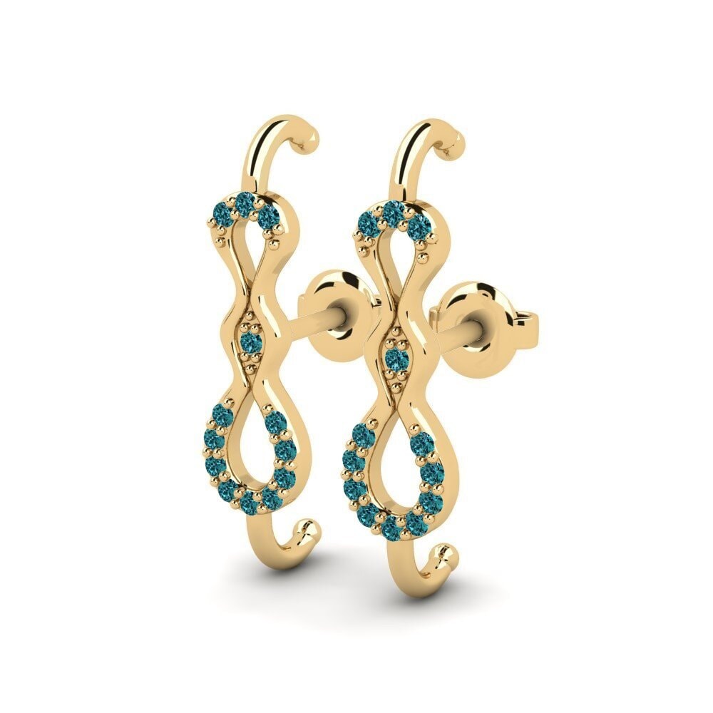 Blue Diamond Women's Earring Boncas