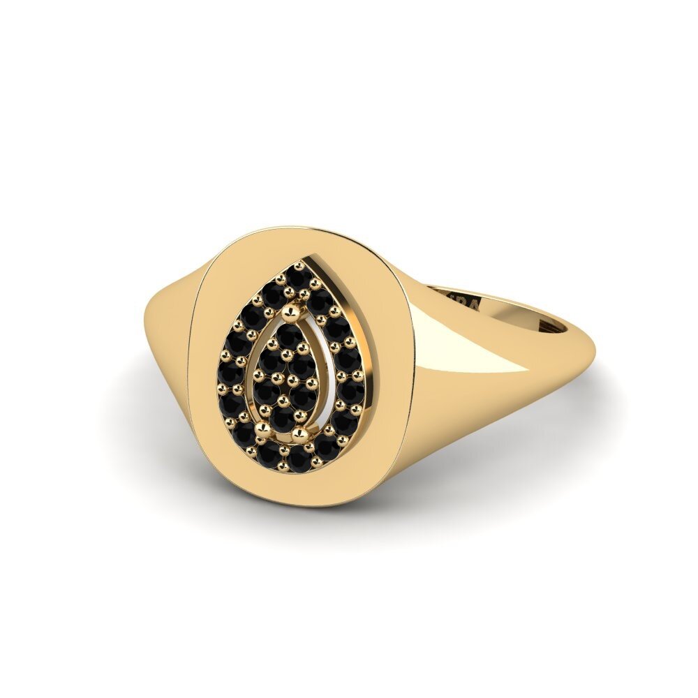 Zafiro negro Anillo Bondat