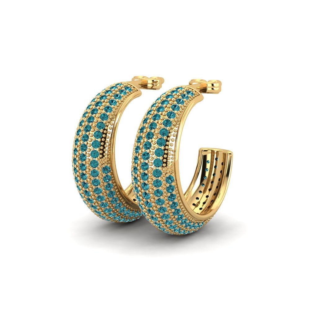 Blue Diamond Women's Earring Bonilla