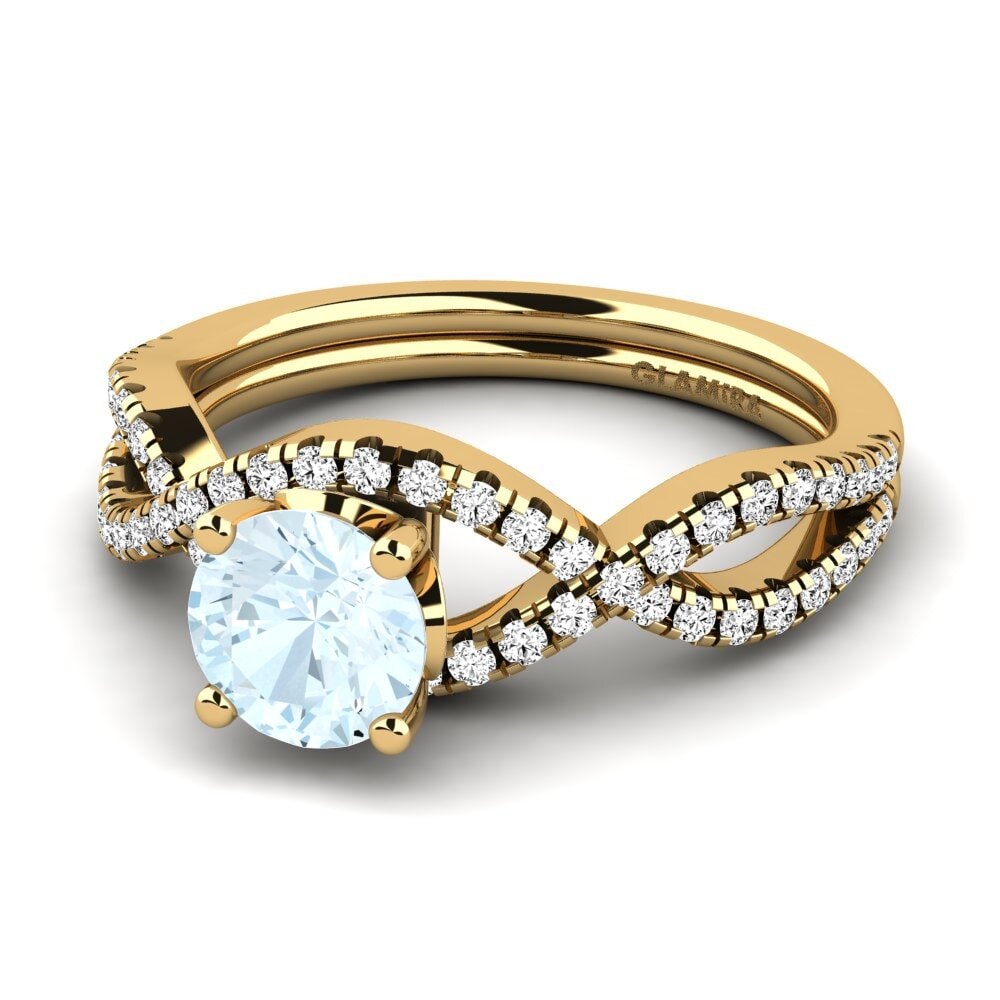 Aquamarine Engagement Ring Bonita 0.8 crt