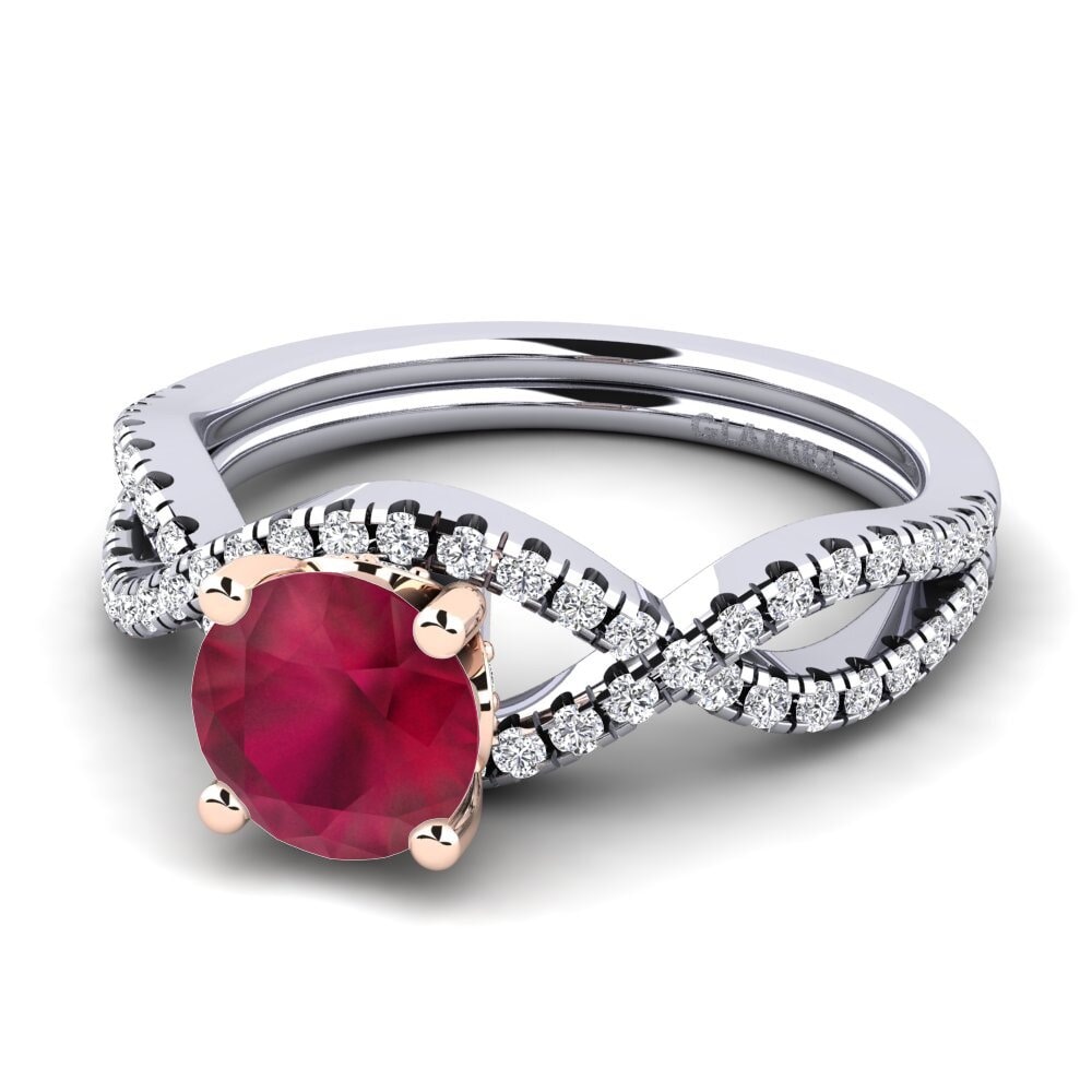 Ruby Engagement Ring Bonita 1.0 crt