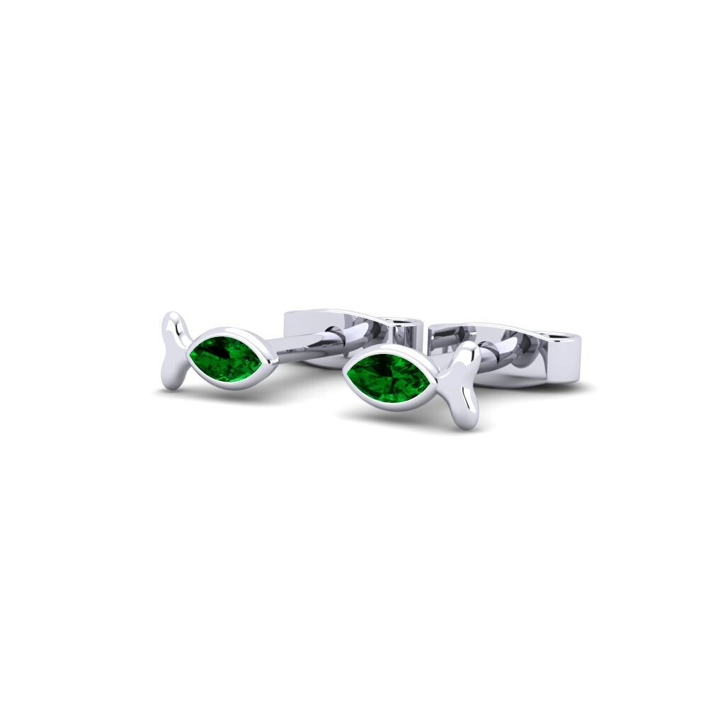 Marquesa Circonita Verde Pendiente de mujer Bonna