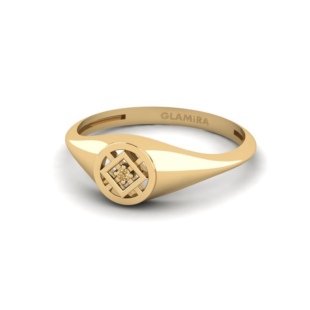 Brown Diamond Ring Borge