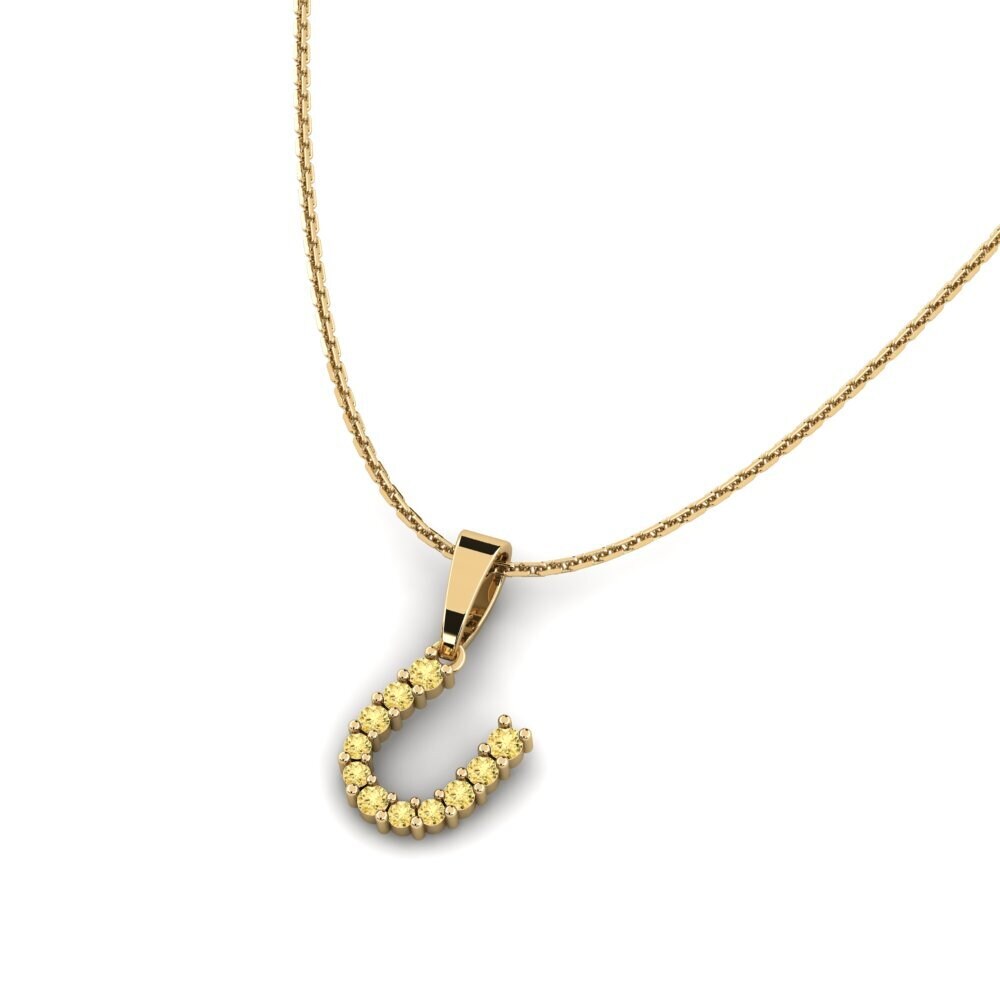 Yellow Diamond Women's Pendant Boshpana