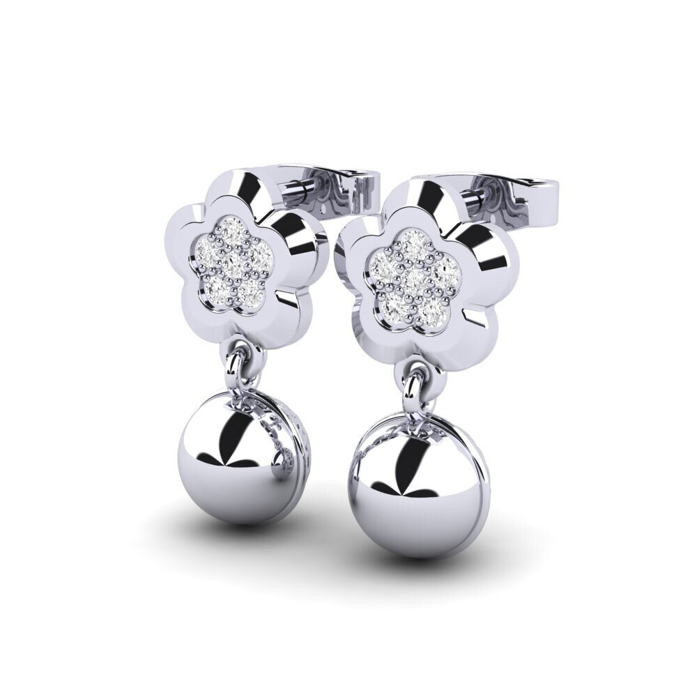 White sapphire Kid's Earring Bosphore