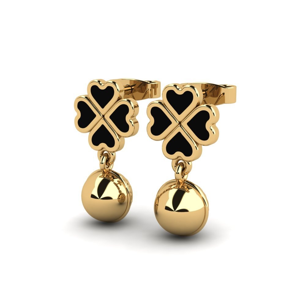 14k Oro Amarillo Pendiente para Niño Bosseler