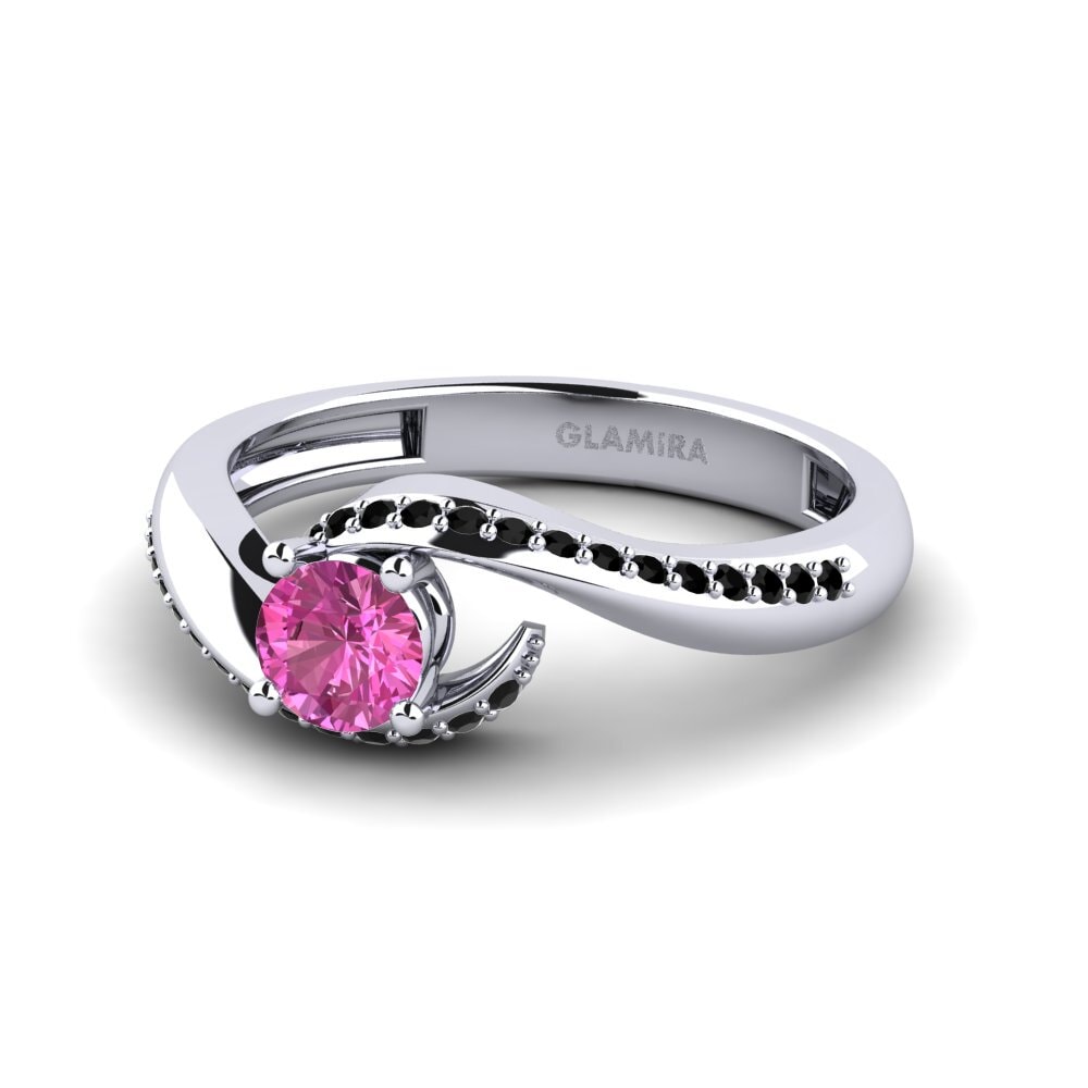 Pink Topaz Engagement Ring Bostanget