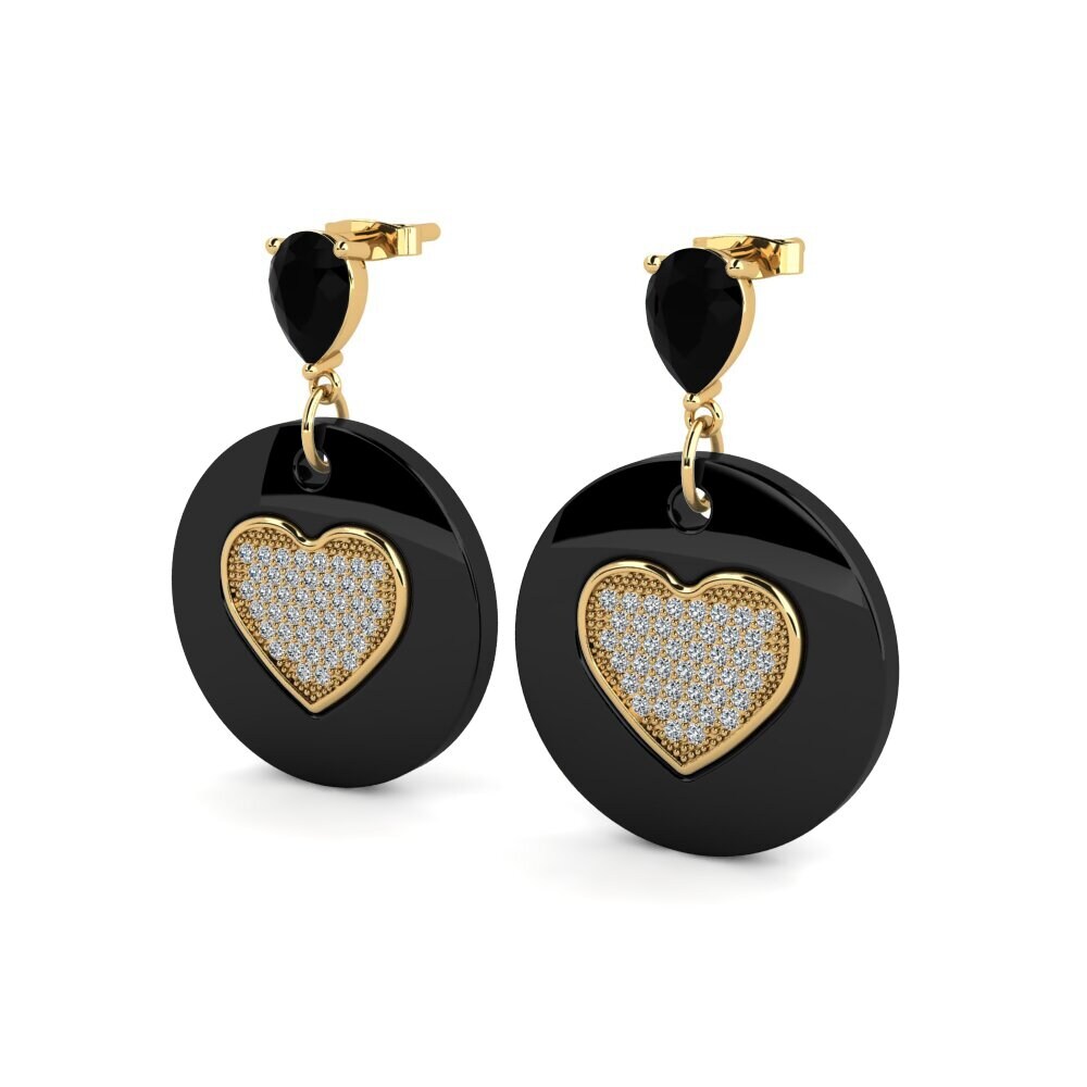 Pear Black Onyx Women's Earring Bourke