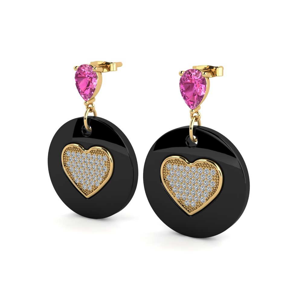 Pink Topaz Women's Earring Bourke