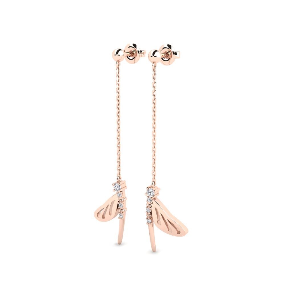 14k Rose Gold Women's Earring Bowel