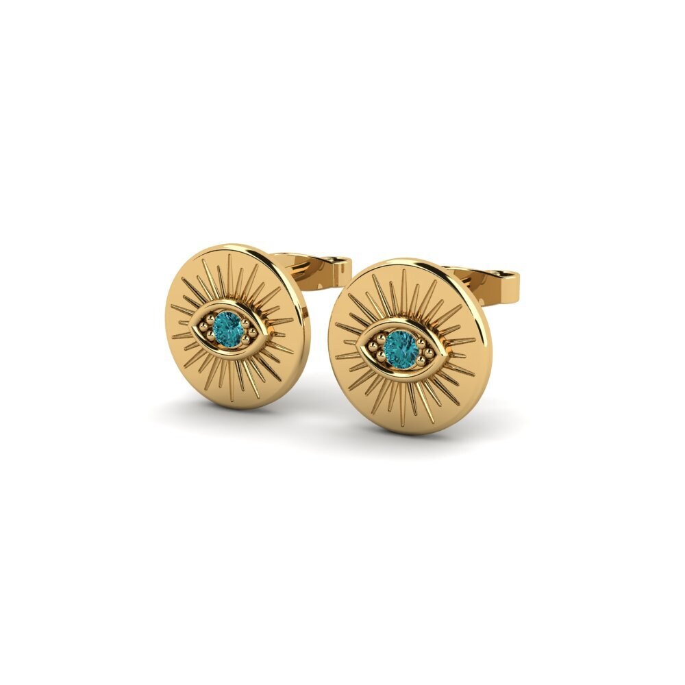 Blue Diamond Women's Earring Bower
