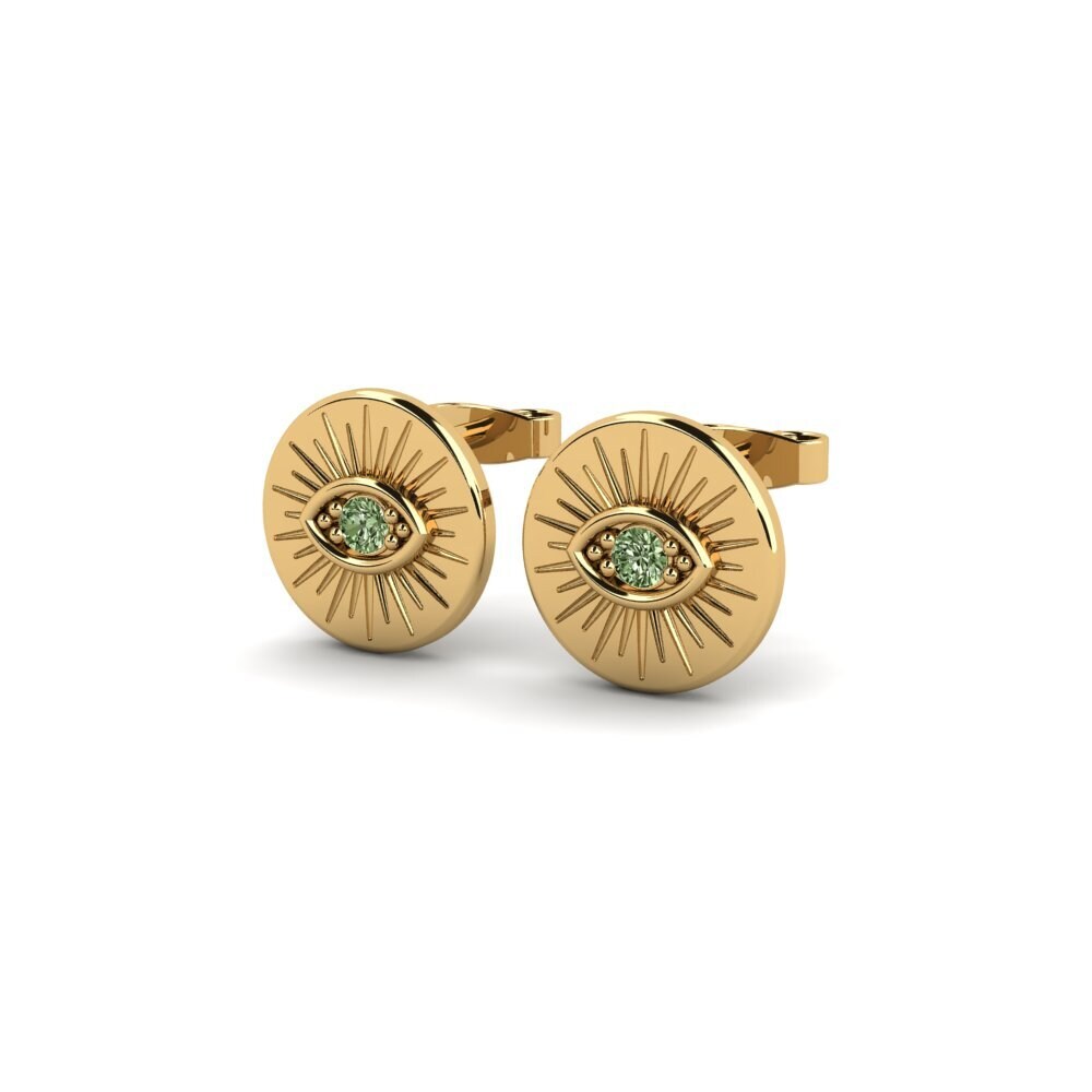 Green Diamond Women's Earring Bower