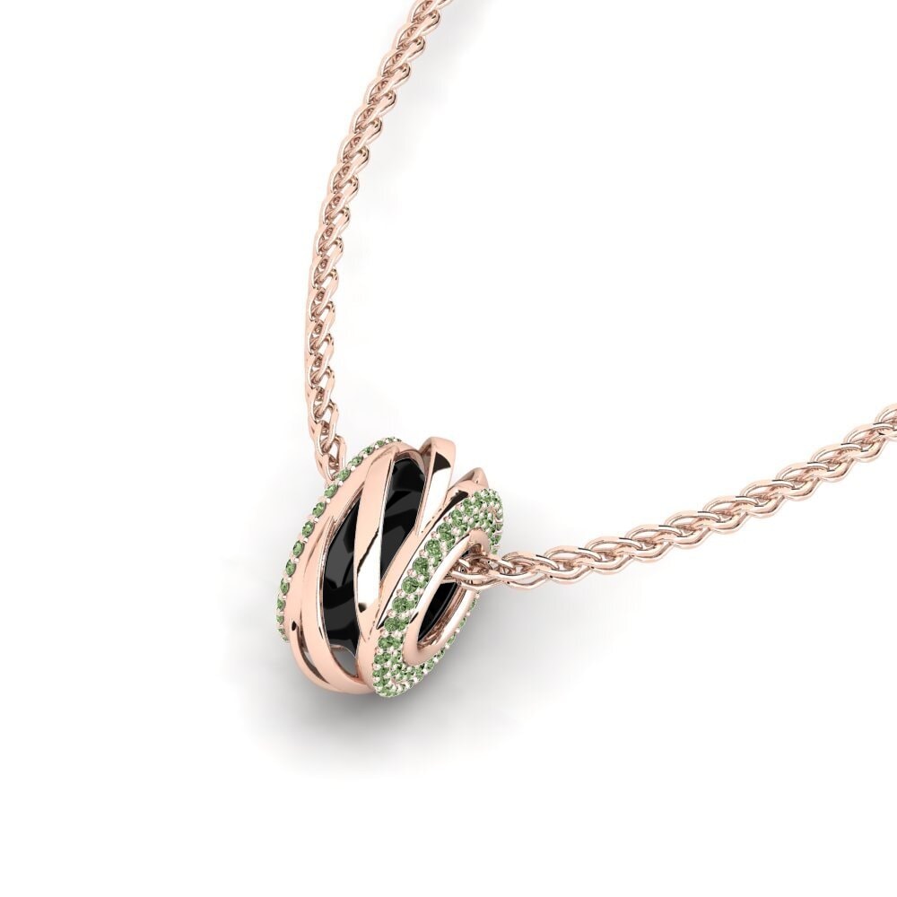 Diamante Verde Colgante de Mujer Bozell
