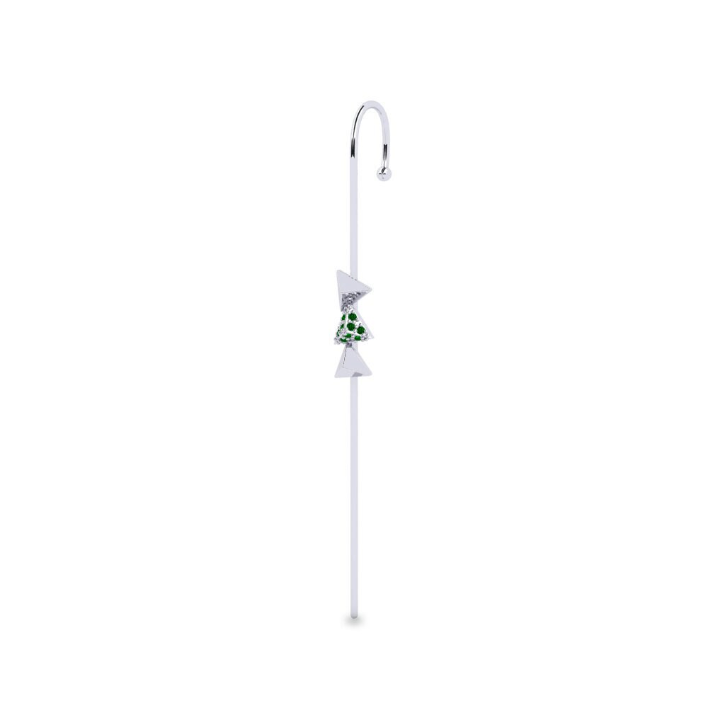 Paladio Circonita Verde Perforación de oreja Brackenbury