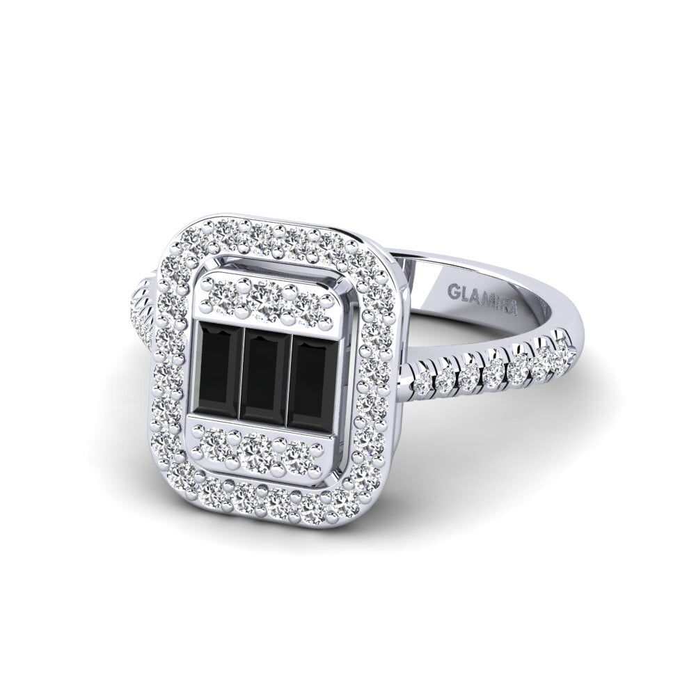 Black Diamond Engagement Ring Brae