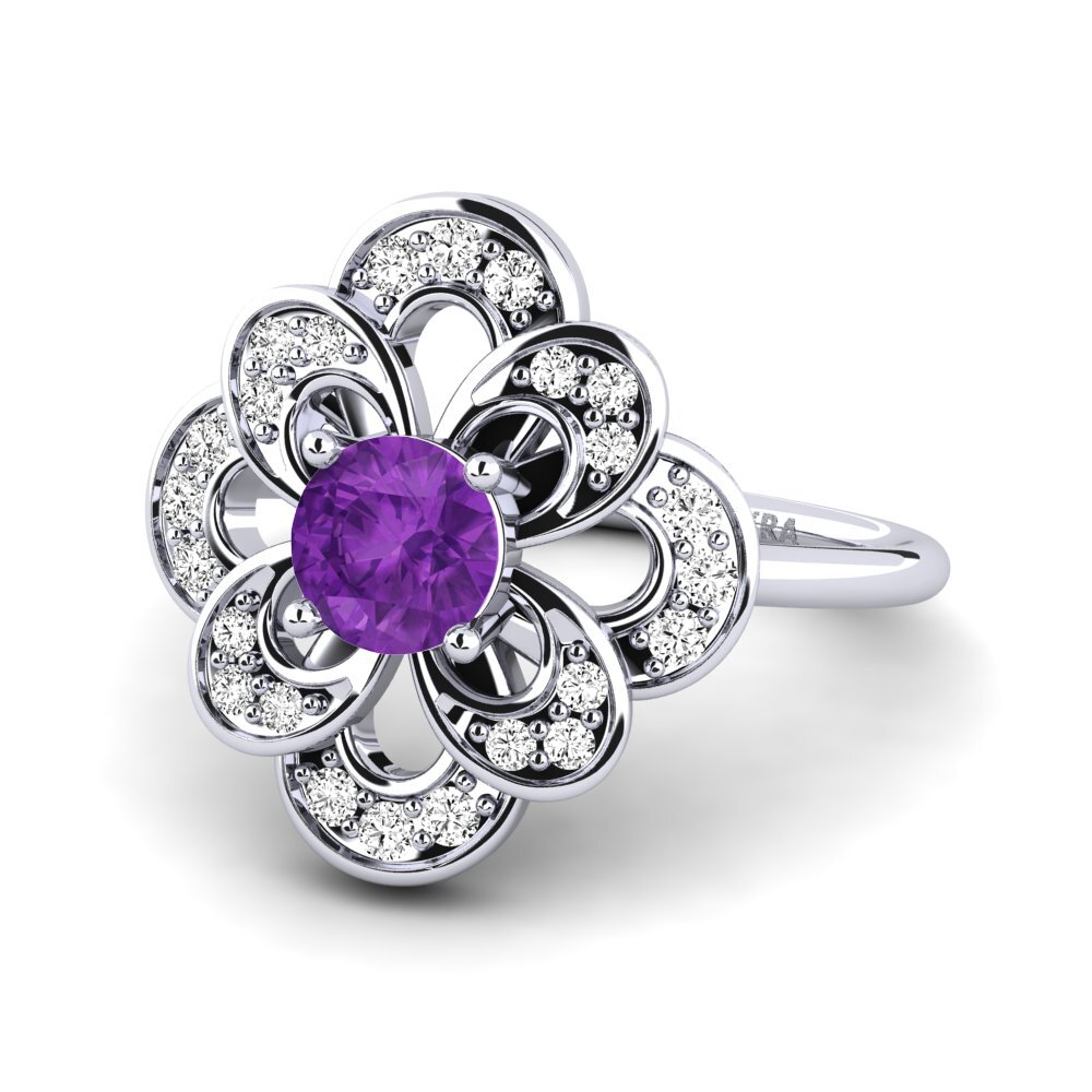 Amatista Anillo Brage