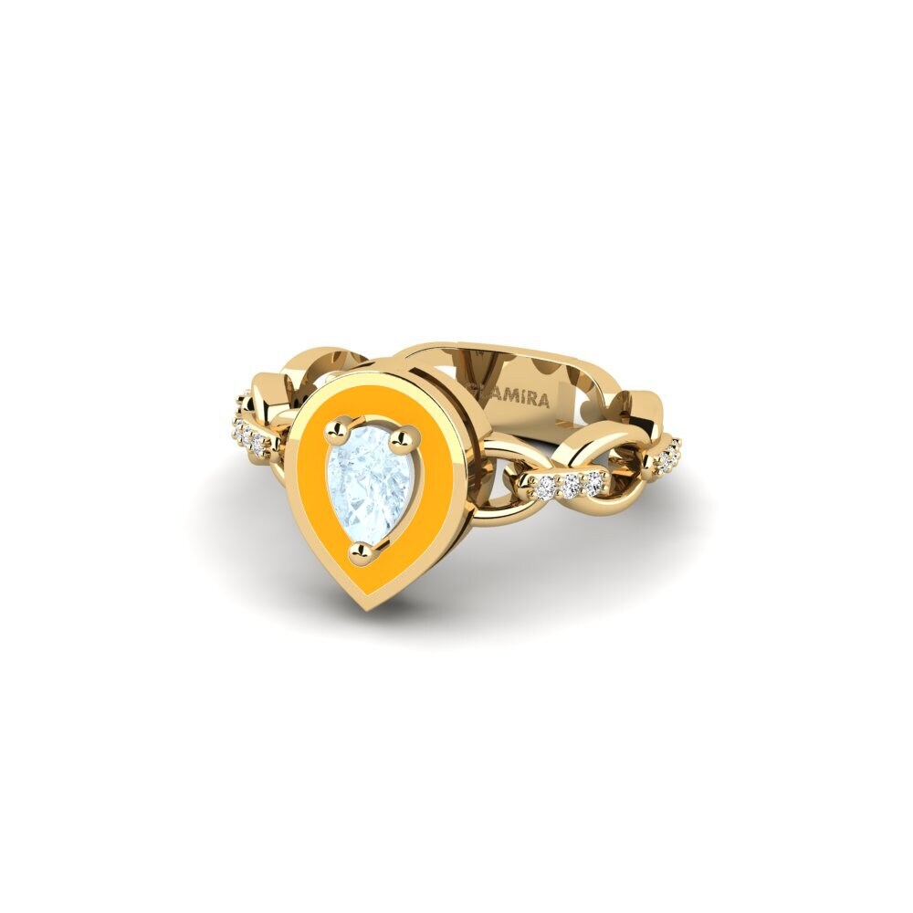 Aquamarin SYLVIE Ring Braks - A