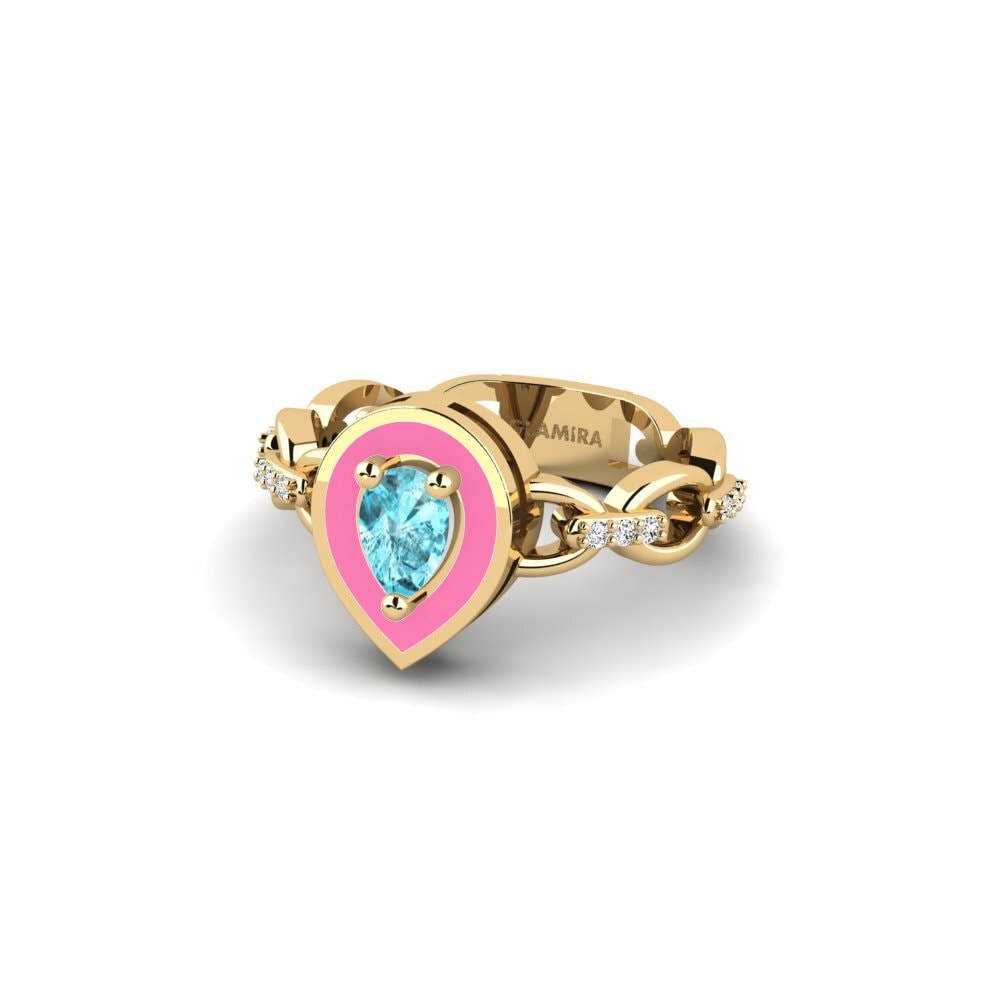 Blauer Zirkon SYLVIE Ring Braks - A
