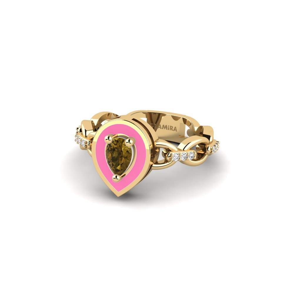 Brauner Zirkon SYLVIE Ring Braks - A