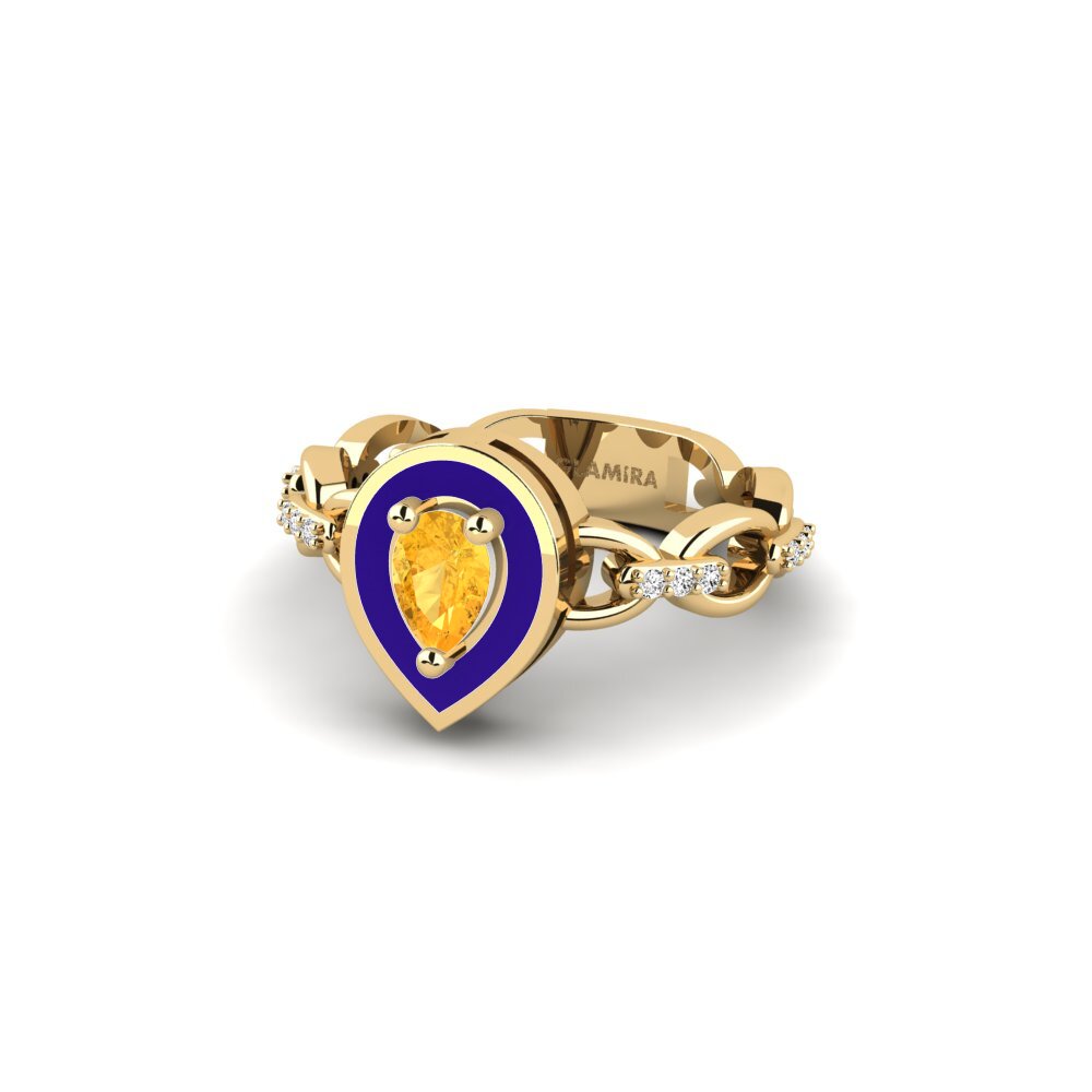 Citrine SYLVIE Ring Braks - A