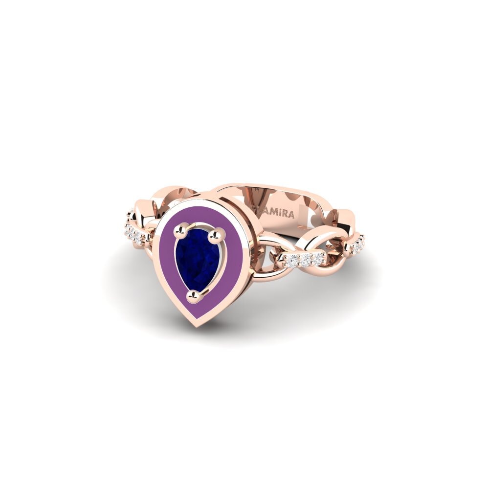 Rotgold 375 SYLVIE Ring Braks - A