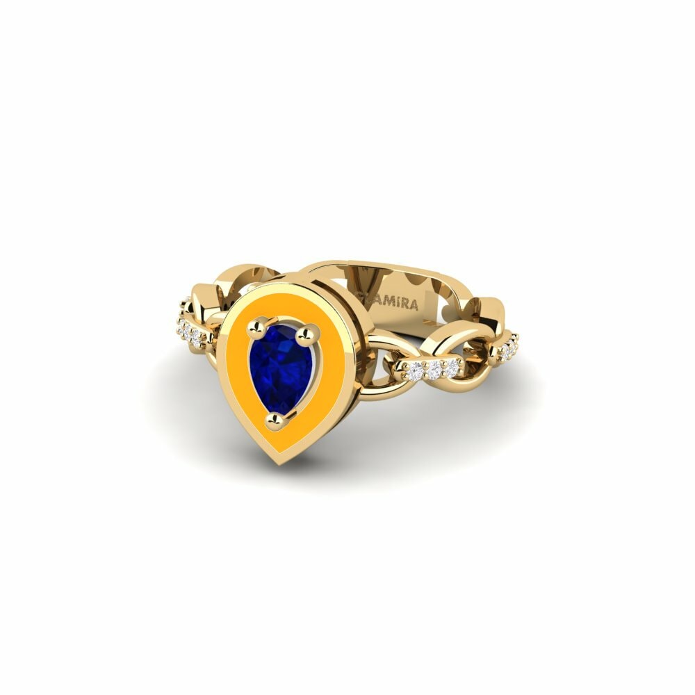 Bagues de fiançailles Solitaire Pavé