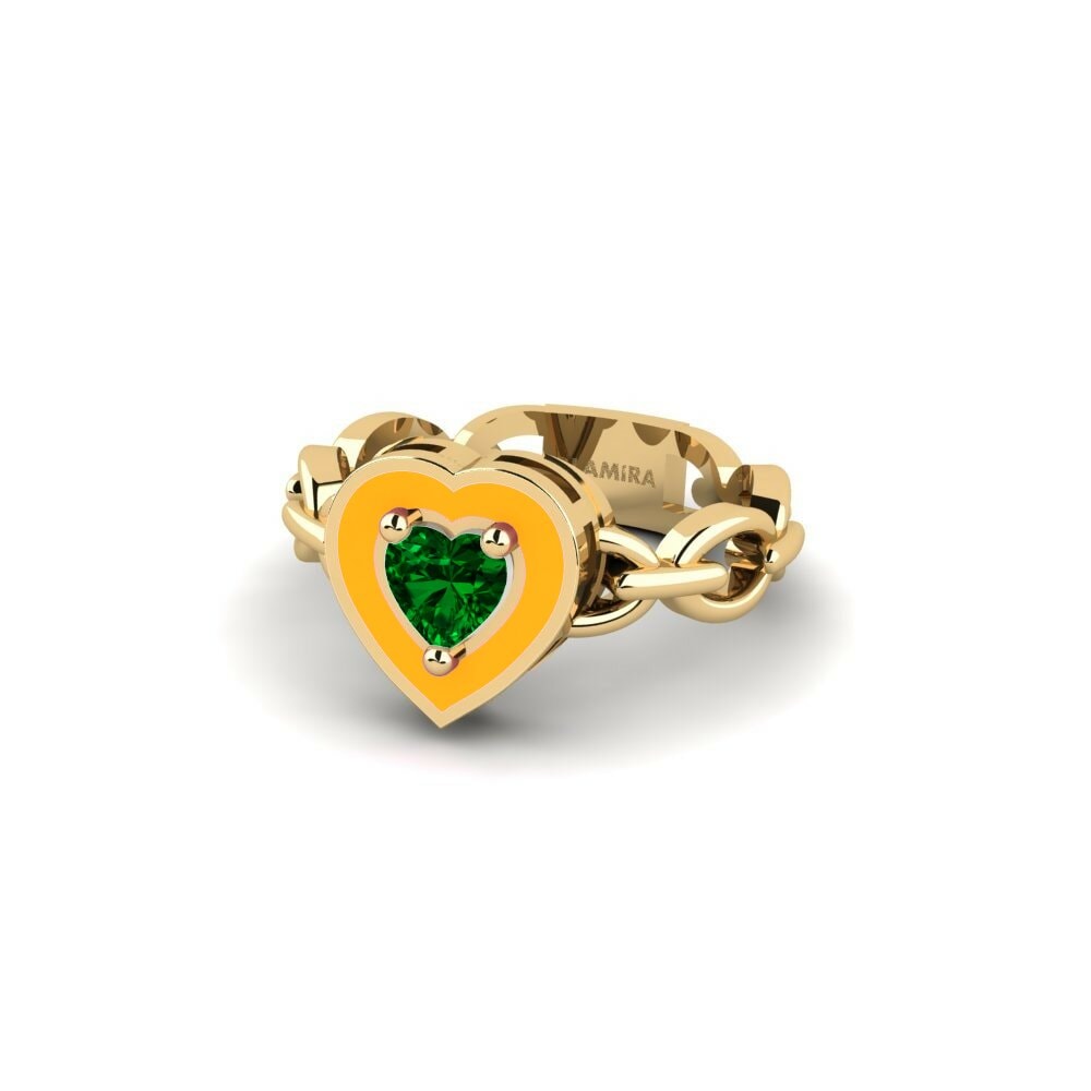 Bagues de fiançailles Zircone Vert Créations Solitaires