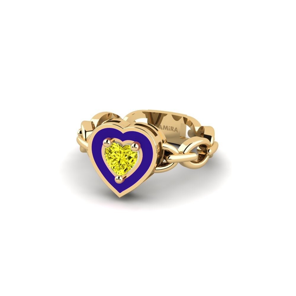 Gelber Diamant SYLVIE Ring Braks - B