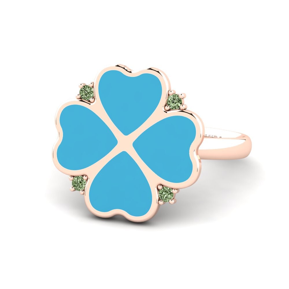Grüner Diamant Ring Bramah
