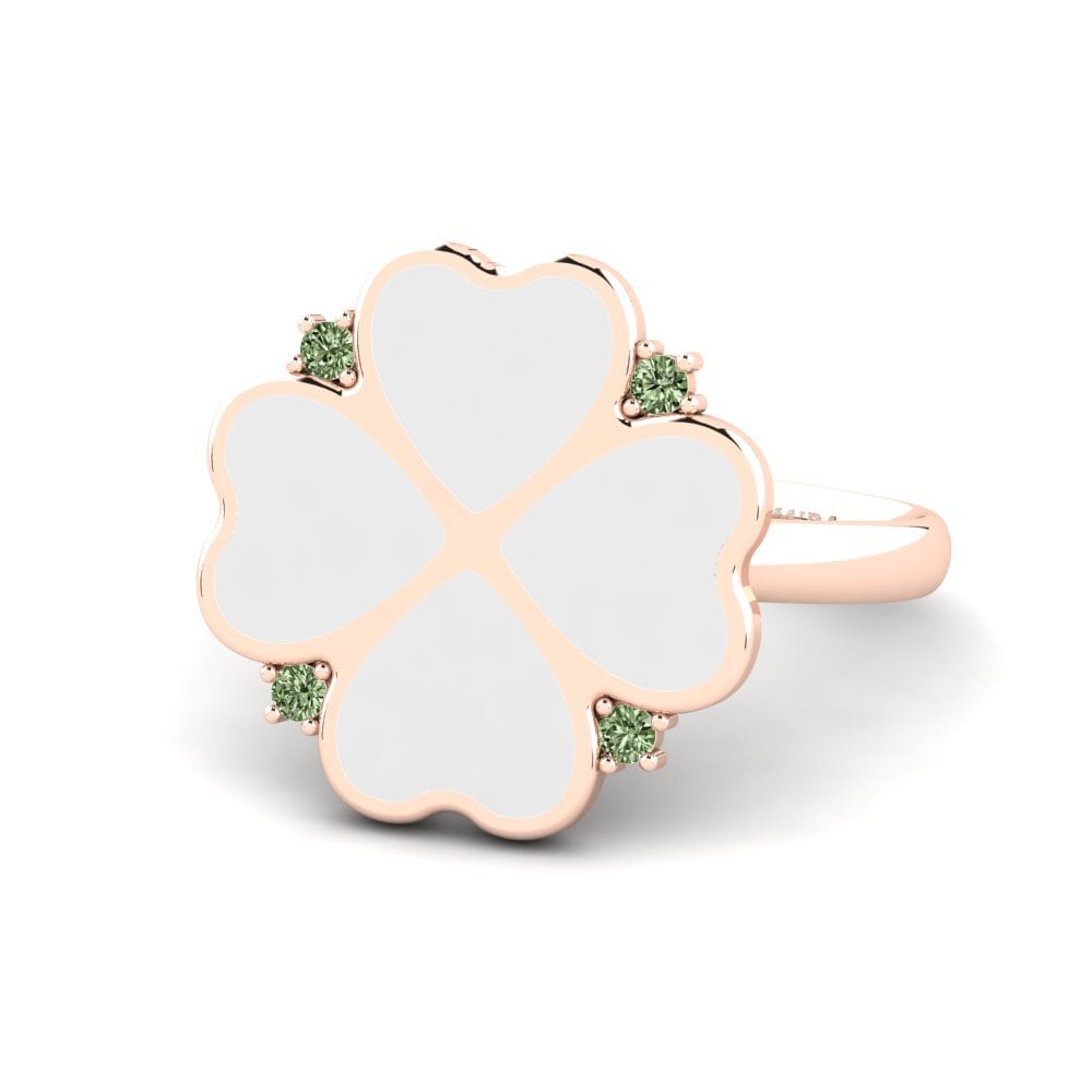 Grüner Diamant Ring Bramah