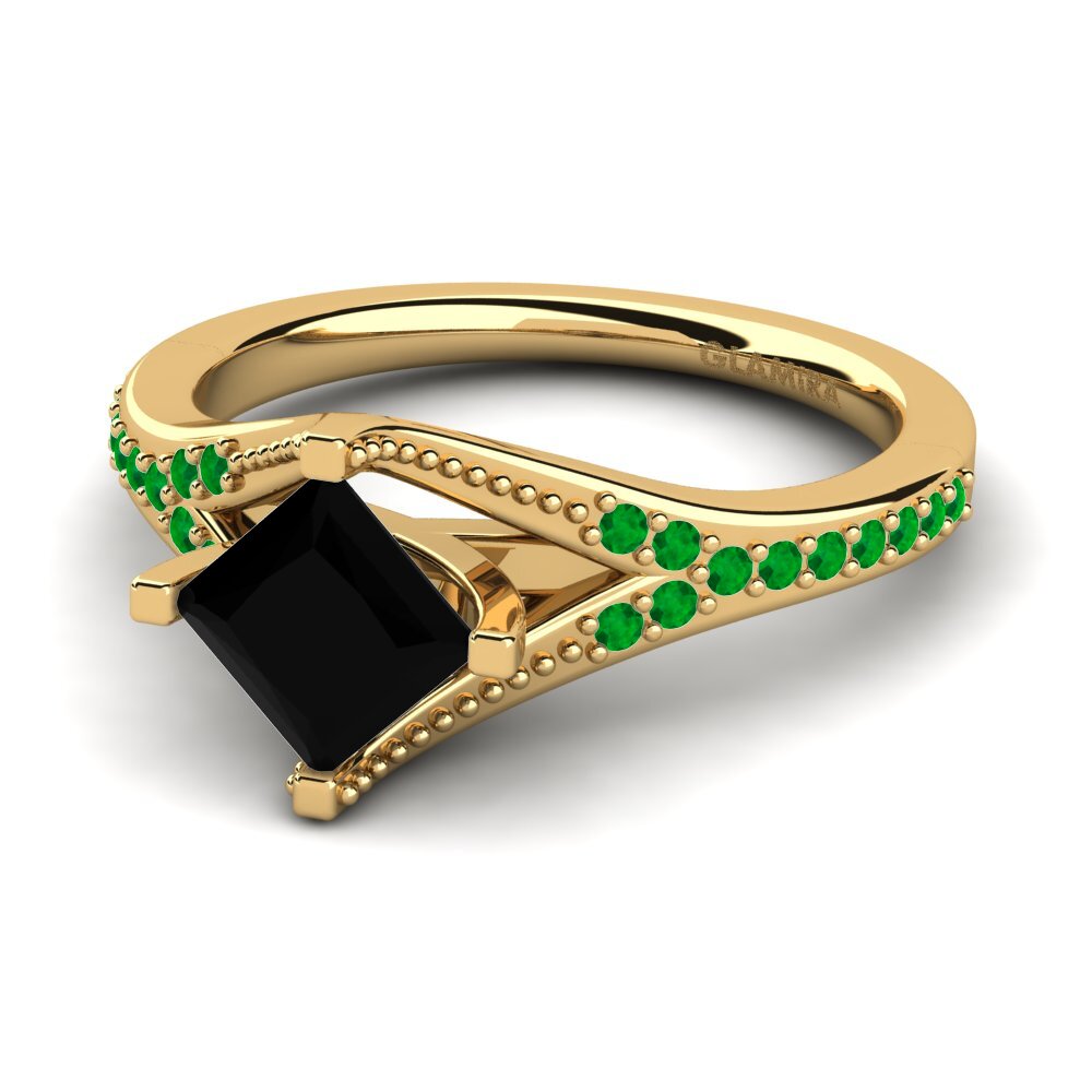 Black Diamond Engagement Ring Brambles