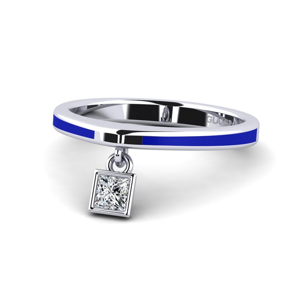 9ct White Gold Ring Brander