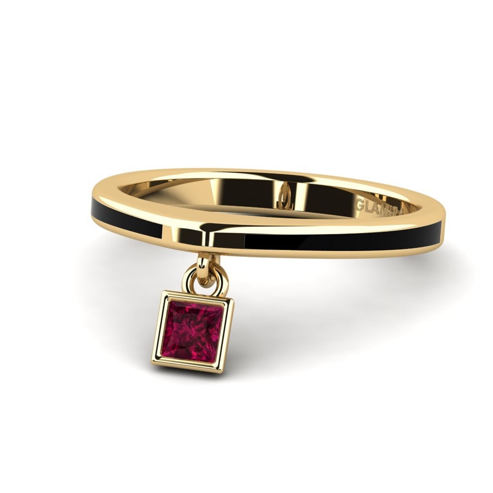 Rhodolit-Granat Ring Brander