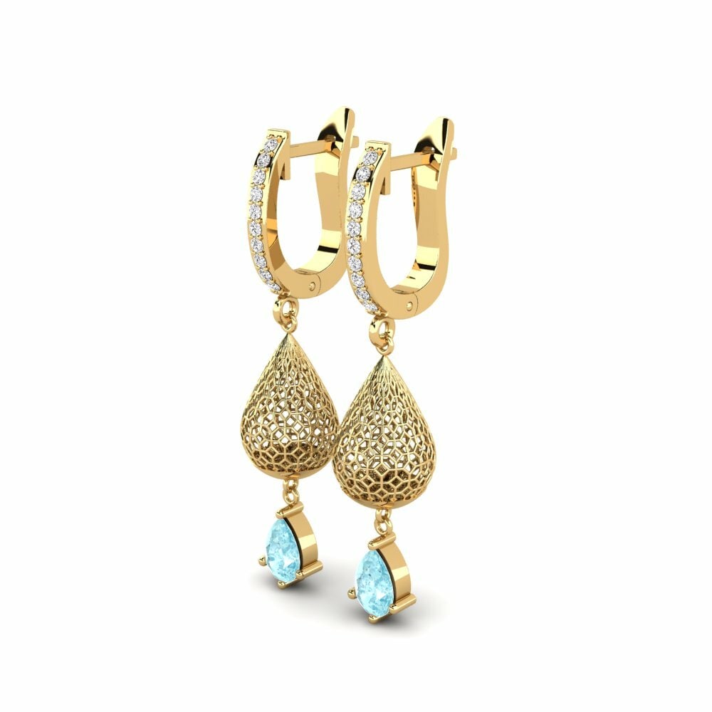 Aquamarine Women's Earring Branne