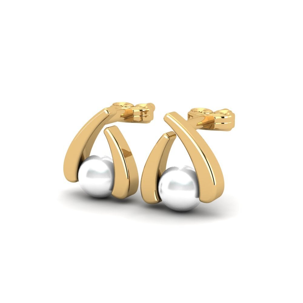 14ct Yellow Gold Women's Earring Brasen