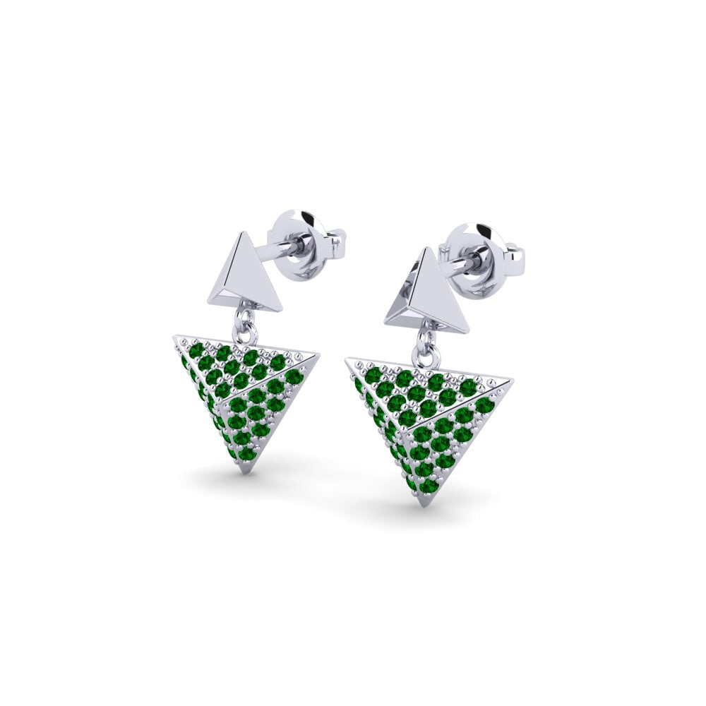 Paladio Circonita Verde Pendiente de mujer Brayfield