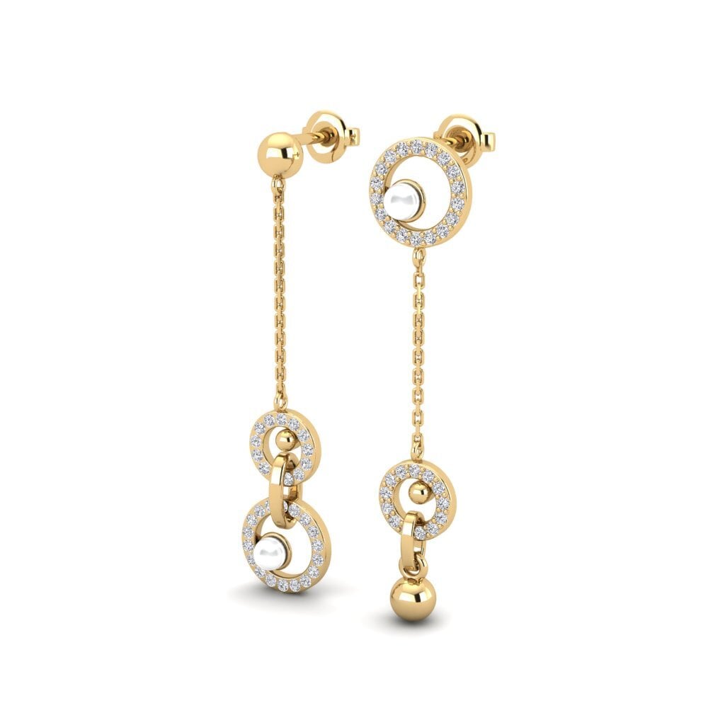 Diamant Damen ohrring Brenhinol