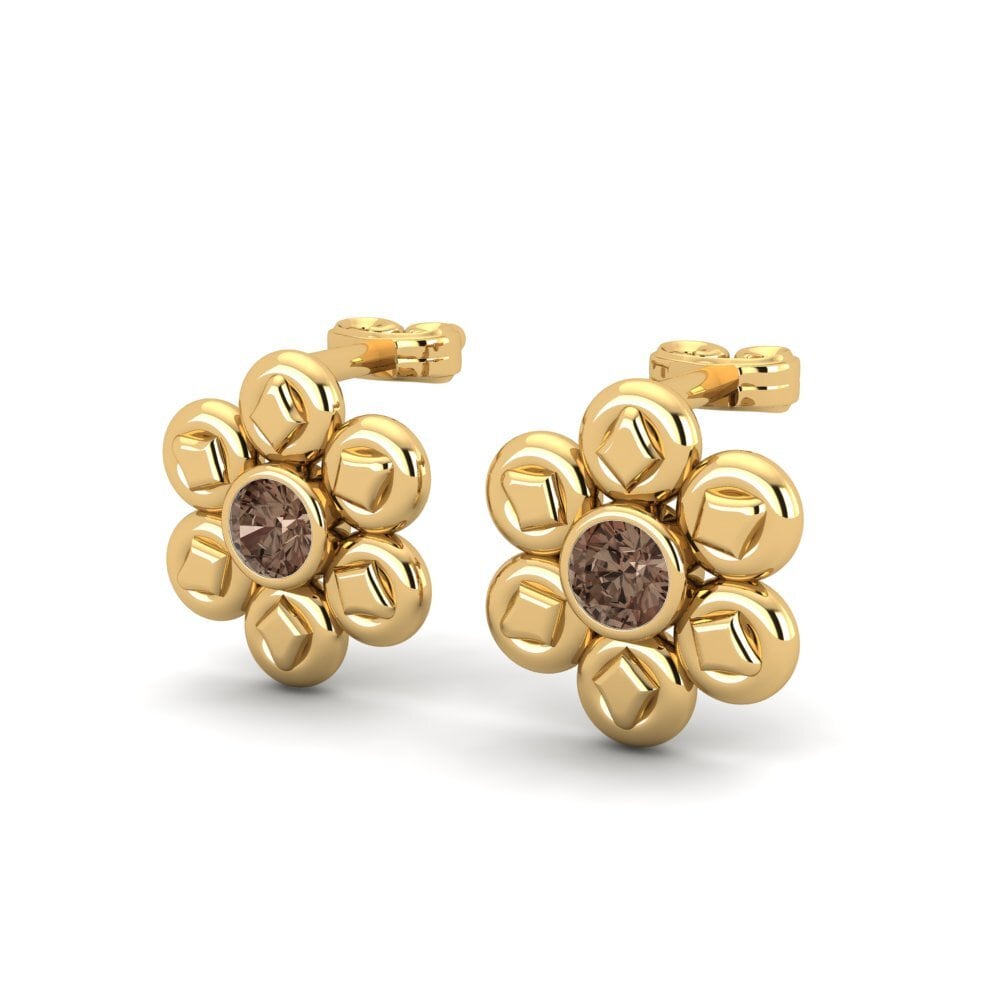 Smoky Quartz Women's Earring Bretelle